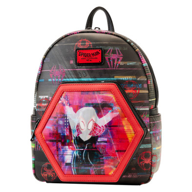 Mochila lenticular Cruzando el Multiverso Spiderman Marvel Loungefly 27cm